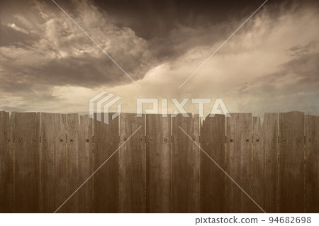 Wooden fence Wooden fence 94682698