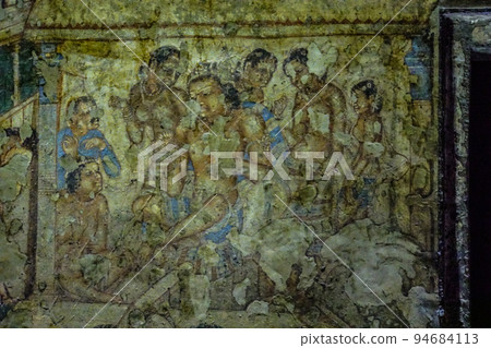 阿旃陀石窟印度世界遺產 阿旃陀石窟印度世界遺產 94684113