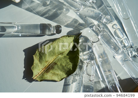There are a lot of pipettes from cosmetics in one photo. There are a lot of pipettes from cosmetics in one photo. 94684199