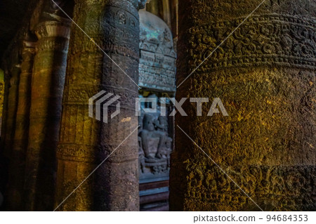 阿旃陀石窟印度世界遺產 阿旃陀石窟印度世界遺產 94684353
