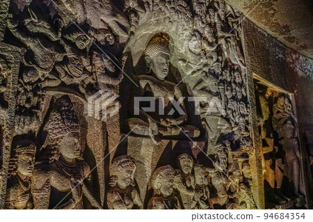 阿旃陀石窟印度世界遺產 阿旃陀石窟印度世界遺產 94684354