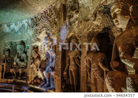阿旃陀石窟印度世界遺產 阿旃陀石窟印度世界遺產 94684357