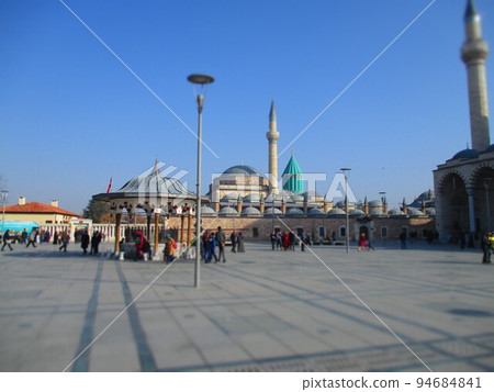 Turkey Konya Mevlana Museum Diorama style Turkey Konya Mevlana Museum Diorama style 94684841