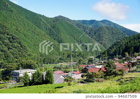 Scenery of Kamisano Village [Nanbu Town, Yamanashi Prefecture] 94687509