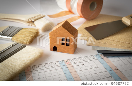 Painting work, process control, remodeling, exterior wall painting, repair, detached house work 94687752