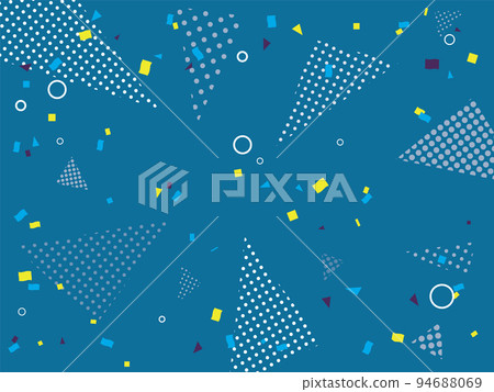 Background material confetti pattern blue Background material confetti pattern blue 94688069