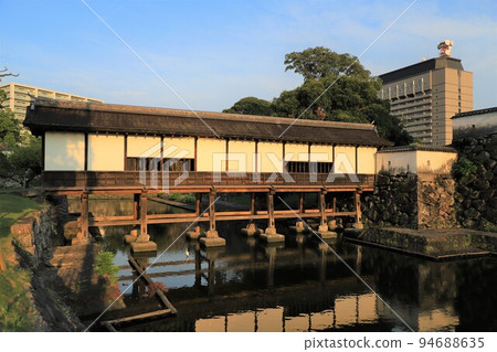 Oita Funai Castle Corridor Bridge Oita Funai Castle Corridor Bridge 94688635