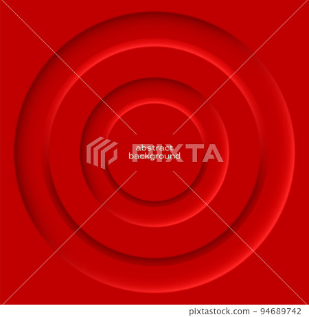 Abstract vector geometric background, shape of circles with light and shadow. 94689742