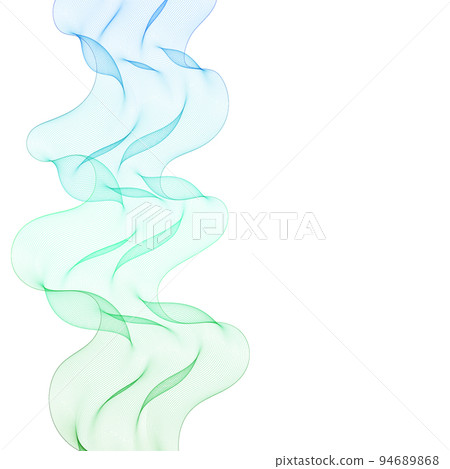 Abstract vector wave. background for presentation. advertising banner. green and blue colors. eps 10 Abstract vector wave. background for presentation. advertising banner. green and blue colors. eps 10 94689868