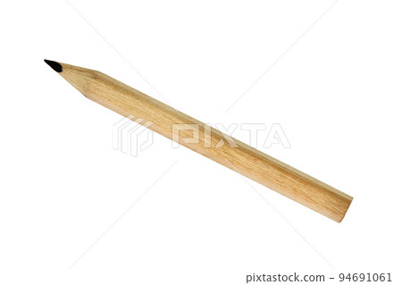 Wooden pencil isolated on white background 94691061