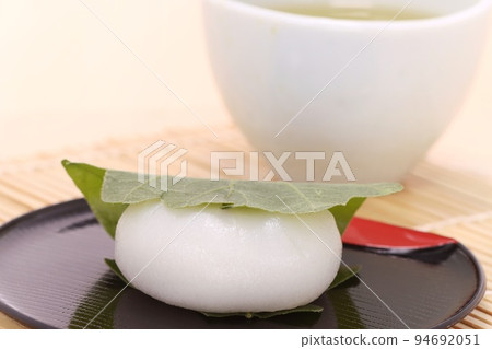 柏餅、柏之葉、麻糬點心、茶點心、日本茶 柏餅、柏之葉、麻糬點心、茶點心、日本茶 94692051