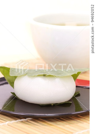 柏餅、柏之葉、麻糬點心、茶點心、日本茶 94692052