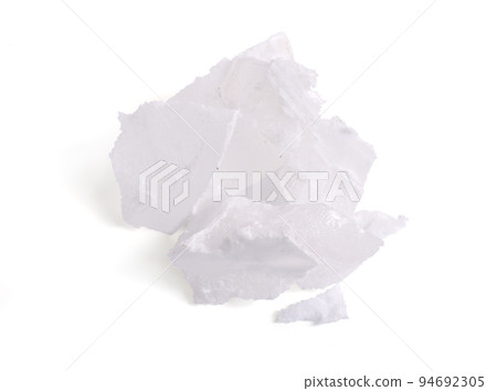 Medical Paraffin wax. Isolated on white background Medical Paraffin wax. Isolated on white background 94692305