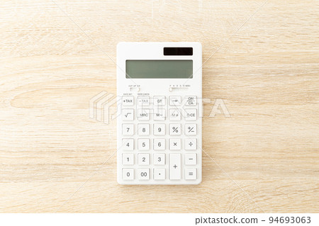 calculator on the desk calculator on the desk 94693063