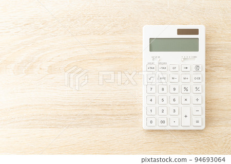 calculator on the desk calculator on the desk 94693064