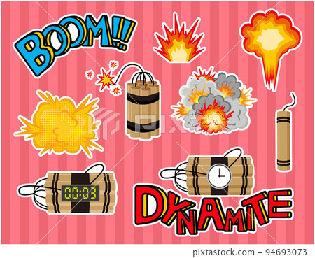 Dynamite bomb vector illustration Dynamite bomb vector illustration 94693073