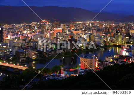 [高知縣]風山公園的夜景（高知市） 94693369