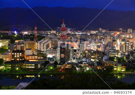 [高知縣]風山公園的夜景（高知市） 94693374