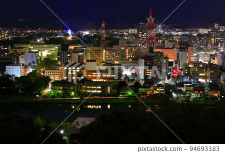 [高知縣]風山公園的夜景（高知市） 94693383
