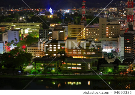 [高知縣]風山公園的夜景（高知市） 94693385