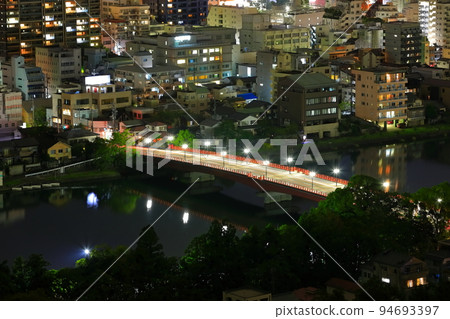 [Kochi Prefecture] Night view from Fudeyama Park (Kochi City) 94693397
