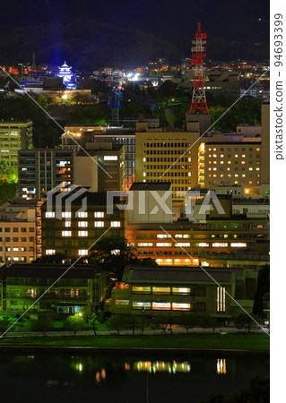 [高知縣]風山公園的夜景（高知市） 94693399