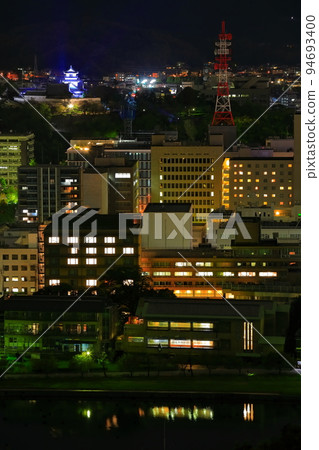 [高知縣]風山公園的夜景（高知市） 94693400