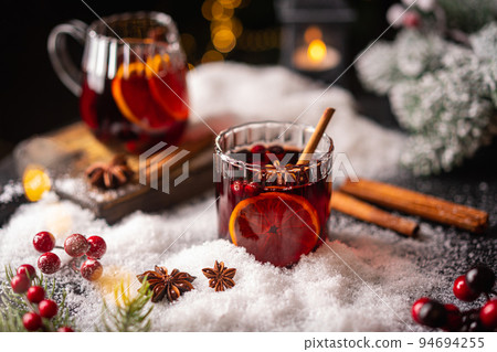 glass of Mulled wine glass of Mulled wine 94694255