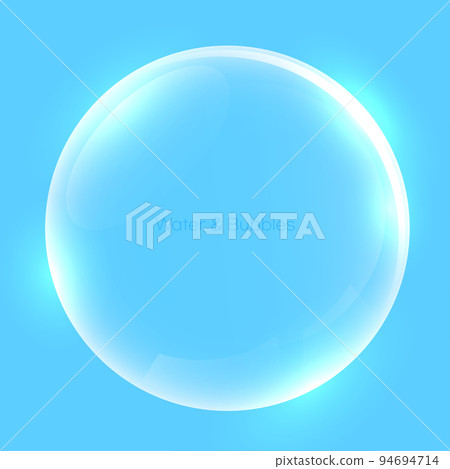 transparent water drops, bubbles texture vector illustration series 94694714