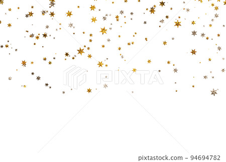 傾注星星、閃光閃光、閃爍星塵背景裝飾的插圖 94694782