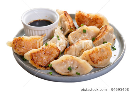 Pan-fried Dumpling gyoza ギョウザ Pan-fried Dumpling gyoza ギョウザ 94695498