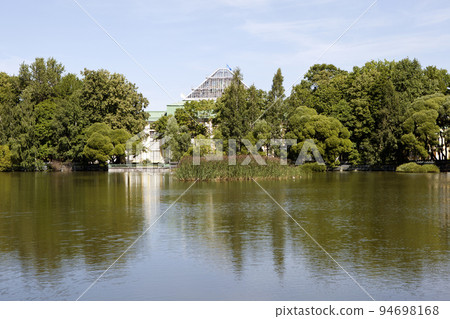 Tauride Gardens. Tauride Palace. Pond. St. Petersburg. Russia 94698168