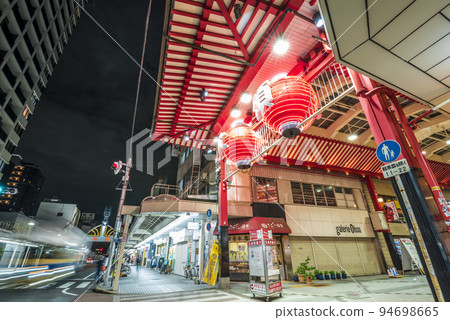 《Aichi Prefecture》Nagoya City Osu Shopping Street Osu Niomon Dori Night View 94698665