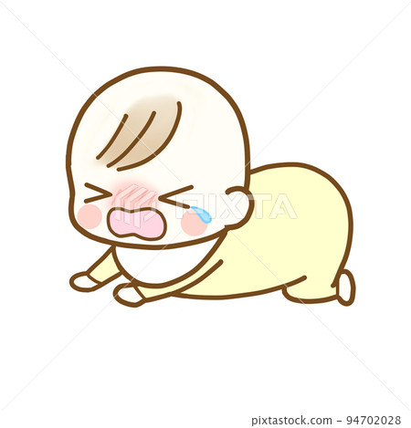 baby crying while crawling 94702028