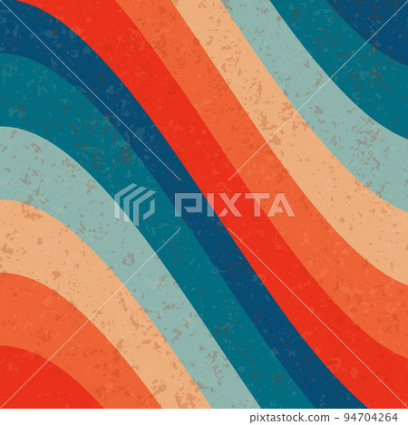 Psychedelic retro groove wavy background  94704264