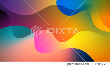 Abstract gradient background with waves shapes Abstract gradient background with waves shapes 94704276