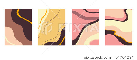 Abstract modern templates with nude neutral tones Abstract modern templates with nude neutral tones 94704284