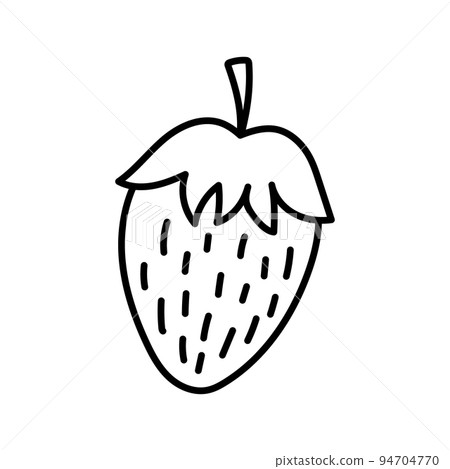 Strawberry, hand-drawn 94704770