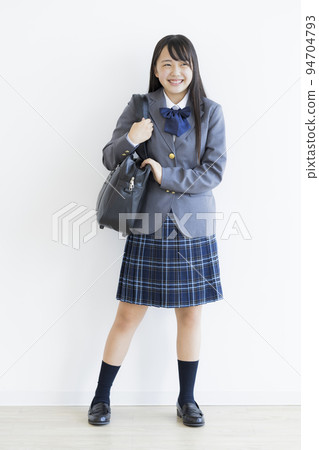 Schoolgirl in uniform High school junior high school Schoolgirl in uniform High school junior high school 94704793