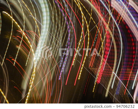 2014 年 9 月溫哥華市的燈光形成 94706232