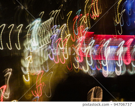 September 2014 Vancouver Night Light Art 94706737