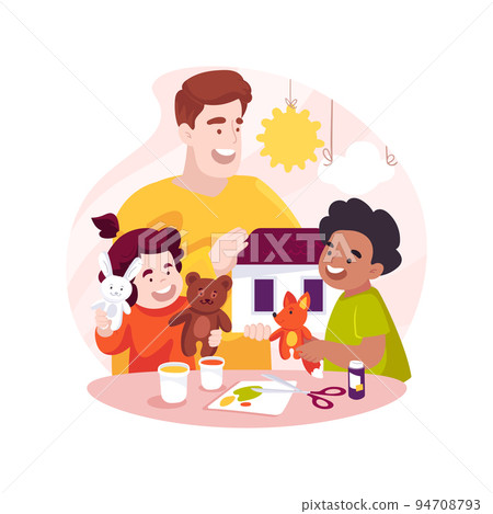 Create homes for toy animal isolated cartoon vector illustration. Create homes for toy animal isolated cartoon vector illustration. 94708793