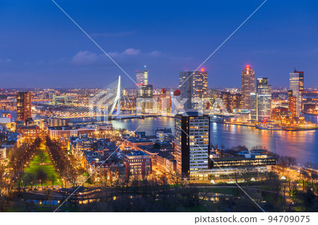 Rotterdam, Netherlands Skyline 94709075