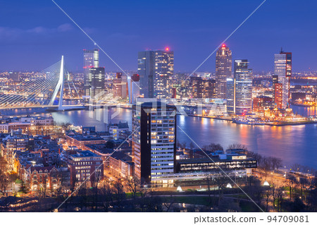 Rotterdam, Netherlands Skyline 94709081