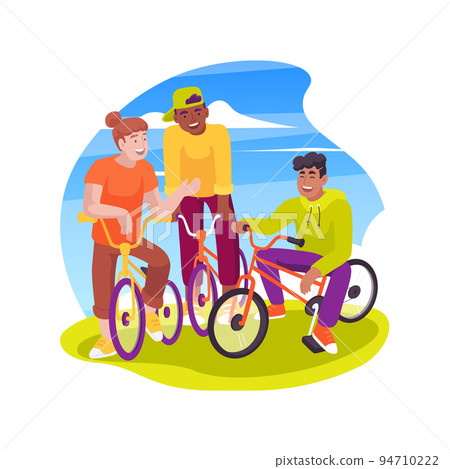 BMX isolated cartoon vector illustration. 94710222