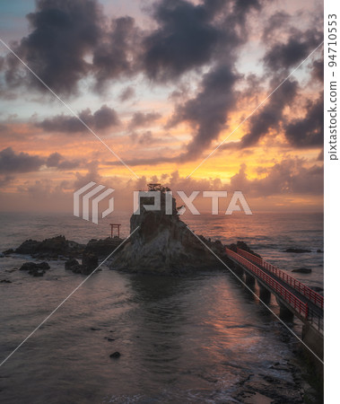 Iwaki City, Fukushima Prefecture Dawn at Benten Island on Hatachi Beach Iwaki City, Fukushima Prefecture Dawn at Benten Island on Hatachi Beach 94710553