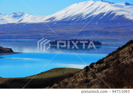 新西蘭南島旅遊勝地，冬天的特卡波湖 94711065