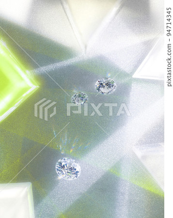 A diamond shining in the light of a prism A diamond shining in the light of a prism 94714345