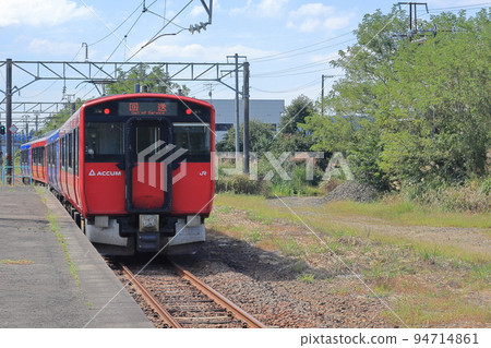 JR高野洲站出發的特快列車秋田大篷車MF 94714861
