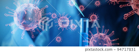 Composite image of coronavirus on white background. Testing for Coronavirus pandemic Composite image of coronavirus on white background. Testing for Coronavirus pandemic 94717831